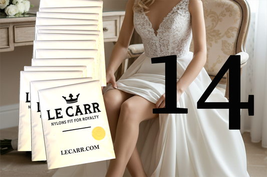 🤍 Full Wedding Party Pantyhose Bundle (14 Pairs)🤍